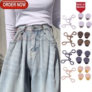 GG 1Set Universal Detachable No Needed Sewing Replacement Jeans Button / DIY Invisible Seamless Wais