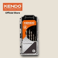 Kendo 6pcs HSS Twist Drill Bit Set, Fully Ground
