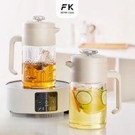 Heat-resistant borosilicate glass water bottle, 1500ml glass living room water bottle