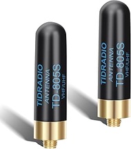 TIDRADIO TD-805S Ham Radio Short Antenna 1.96inch Enhanced Ver. Long Range Dual Band VHF/UHF 144/430