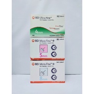 BD Micro-Fine/BD Ultra-Fine Pen Needles 100's (4mm 5mm 8mm)