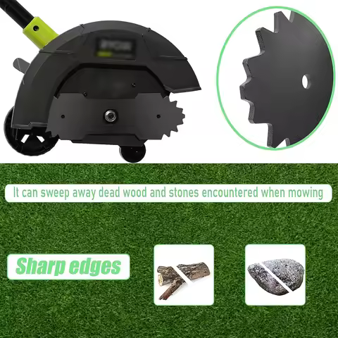 2Pack 638006008 Edger Blade With Teeth For Ryobi-RY13050 RY13050A RY15518 RY40030 Edge Trimmer Blade