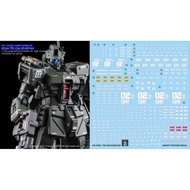 GHOST CUSTOM Decal PB Model Waterslide Stickers Mobile Suit DIY Parts HGUC RGM-79S GM Spartan Fluore