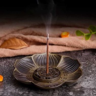 Plum Petal Incense Holder 9 Holes Zinc Alloy XJ-9B