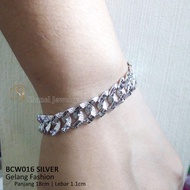 Xuping Jewelry Gelang Tangan Wanita Bracelet Sisik Naga Gold Silver Titanium Perhiasan Lapis Emas Im
