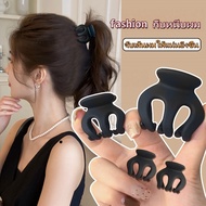 Hair Clip Cute Korean Style Small Size Plain Color Mello Vintage Fashion