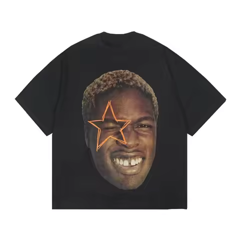 American Summer New DANIEL CAESAR Loose Version Black Unisex Y2k Men's T-shirt Top Harajuku Graphic 