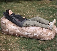 （黑色）沙灘電動充氣椅 可攜帶戶外充氣椅 自動充電梳化 露營床 貴妃充氣椅 休閒梳化 電動充氣梳化户外露野餐坐椅 電動充電 可携帶充氣墊床懶人氣墊 野外用充氣床