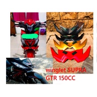 Honda SUPRA GTR 150CC wingled Winglet, honda SUPRA GTR 150CC headlight variation