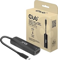 Club 3D USB Gen2 Type-C to HDMI 8K60Hz or 4K120Hz HDR10+ with DSC1.2 with Power Delivery 3.0 Active 