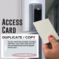 Access Card for Card Park Lift Door Entrance Clone Duplicate Service RFID Tag ID card 125kHz IC card 13.5Mhz