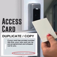 Access Card for Card Park Lift Door Entrance Clone Duplicate Service RFID Tag ID 125kHz IC 13.56Mhz