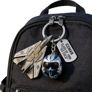2026 Top Gun Maverick Helmet Keychain Pin 40th Anniversary Pilot Aviator Bag Pendant 40th Anniversar