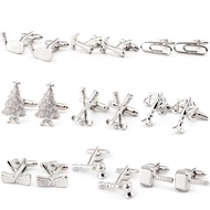 Metal Cufflinks French Shirt Cufflinks Cufflink Men's Buttons