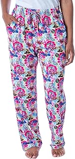 Nickelodeon Women's 90s Cartoons Rugrats Ren and Stimpy Rocko's Modern Life Spiral Tie Dye Pajama Pa