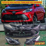 TOYOTA VIOS NCP150 CONVERT THAILAND KELI FRONT BUMPER SET WITH HEAD LAMP