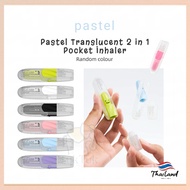 NEW Pastel Translucent twist 2 in 1 Pocket Inhaler Pastel Inhaler