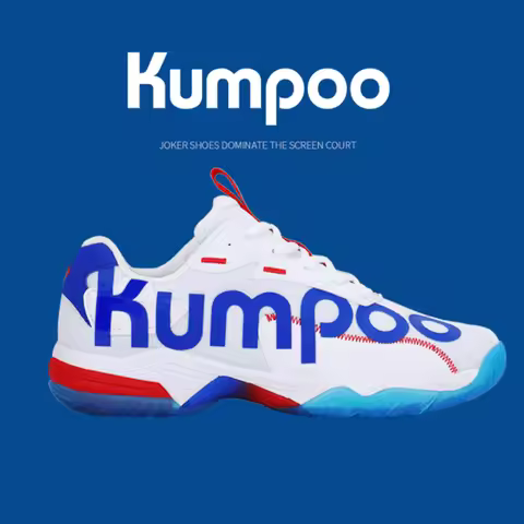 TaoBo 2024 Original Kumpoo TPU Pro Badminton Shoes Men Women Breathable Ultra Light Tennis Sneakers 