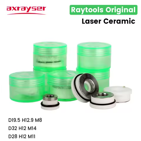 Raytools Original Laser Ceramic D32 M14 D28 M11 D19.5 M8 Body Nozzle Holder Ring for Fiber Cutting H