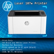 HP Mono Wireless Laser 107w Printer for Business (Print only/Manual Duplex) (4ZB78A)