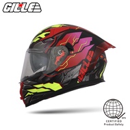 Gille Helmet 135 GTS V1 META Motorcycle Helmets Full Face Dual Visor