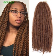 AEROGEM Marley Twist Braiding Hair, Curls Synthetic Afro Kinky Curly Crochet Hair, Afro Black Hairst