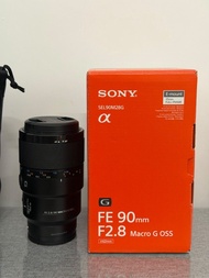 二手接近全新 SONY FE90mm F2.8 marco G  OSS鏡頭