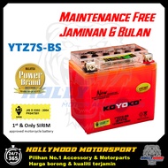 BATERI MOTOSIKAL YTZ7S-BS KOYOKO NMAX NVX SUZUKI BELANG RAIDER FI CBR150 CBR1000RR BMW BATTERY