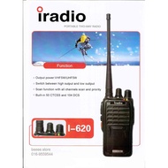 ( Old stock ) I-RADIO I-620 UHF/FM PORTABLE RADIO