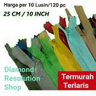 Contents 10 dozen 10 inch - Japanese zipper - Japanese zipper 10 inch - 25 cm