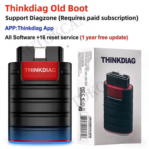 Thinkdiag Old Boot Support Diagzone Pro Version Support all 16 Reset Service OBD2 Code Reader Blueto
