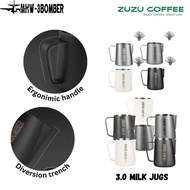 ZUZU COFFEE MHW-3BOMBER - Milk Frothing Pitcher 3.0 bomber pitcher Milk Frothing Pitcher Steamer Cup
