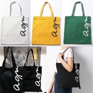 Japan agnes.b Casual All-Match Canvas Printed Shoulder Bag Simple Travel Travel Bag High-Appearance 