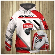 DUCATI SuperSport/Monster Racing-Top-Top Mens Hoodie 3D-SIZE XXS-6XL