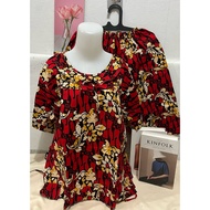 Batik Pajamas Bagan Pants 3/s4 Size XXL Sleepwear Set Ponggol Pants Size XXL Sleepwear Pants 3/s4 Si