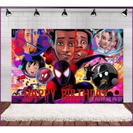 Spider-Man Across the Spider-Verse Birthday backdrop banner party decoration photo photography background cloth