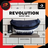 CONVERSE Revolution Waist Bag กระเป๋าคาดอก กระเป๋าคาดเอว กระเป๋าคอนเวิร์ส แท้ (สีดำ/สีกรม)