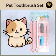 Pet Toothpaste Cat Toothbrush Dog Finger Toothbrush Berus Gigi Kucing Dental Care Dog Toothpaste Dog