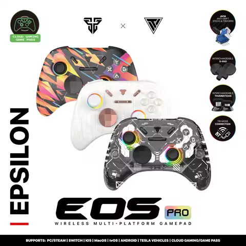 FANTECH EOS PRO WGP15 Gamepad Bluetooth 2.4G Wireless Hall Effect Joystick Gaming Controller For PC,