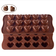 Produk baru # 15 Acuan Coklat Cinta Berbentuk Hati Acuan Dulang Ais Acuan Lilin Aromaterapi Hari Val