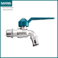 Vòi Hồ Rumine Vòi Vườn Vòi Nước Thân Đồng Tay Gạt Màu SANWA THÁI LAN Phi 21mm