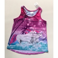 Summer Tank Top Size 4 XS Unicorn Pattern