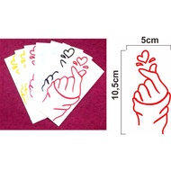 Love hand cutting Sticker, love hand Sticker