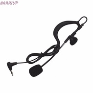 BARR1YP Football Referee Headset, 3.5mm Jack Full Duplex Judger Headphone, Headset Accessories Two-w