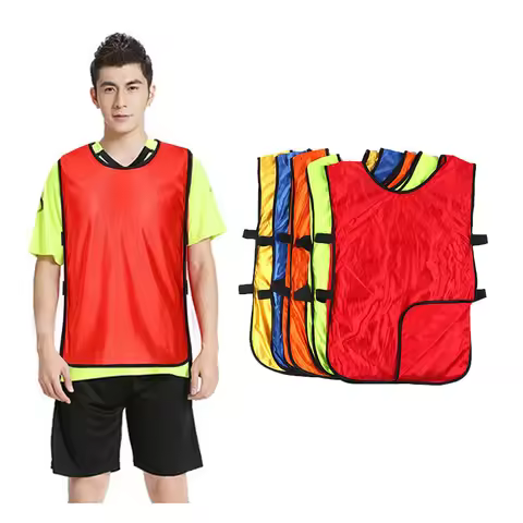 Adult/Kid Team Sports Football Vest Training Soccer Basketball Game Tournament Competition Group Shi