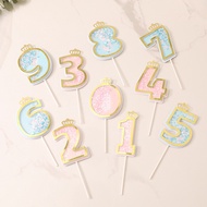 0-9 Number Cake Topper Baby Birthday Anniversary Cake Decoration Numbe Birthday Cake Topper Number 0