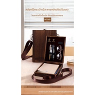 Writer Shoulder Bag Messenger Wooden Box, Stationery Painting Tool Storage Box