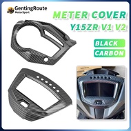 Y15ZR V1 V2 Meter Cover Frame Carbon Y15 V1 V2 Cover Set Cermin Visor Lens Yamaha Accessories Coverset