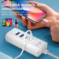 USB Charger 2 Type C 2 4Port USB Socket Plug Travel Charger
