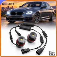 KKGOO Angel Eye Lights, 40W Per Bulb 12V LED Angel Eyes, Durable White 6500K Marker Light Bulbs for 